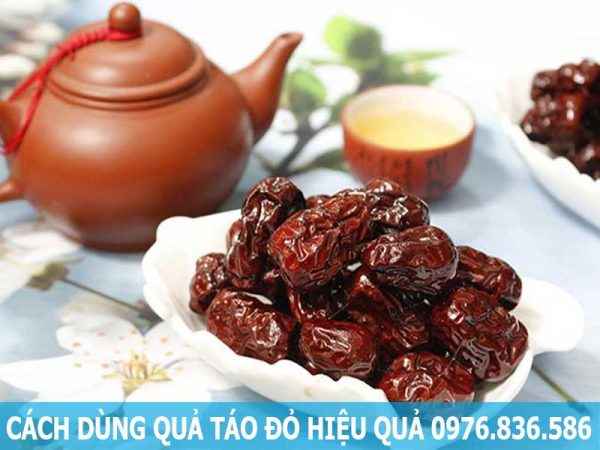 Cách dùng táo đỏ