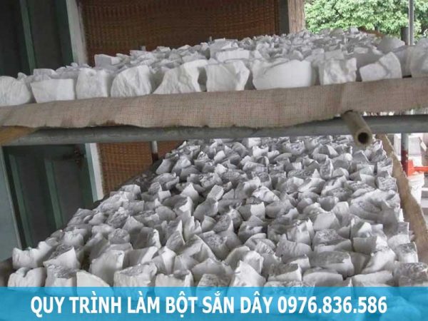 Quy trình bột sắn dây