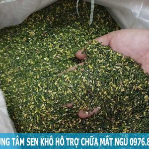 Tác dụng trà tâm sen khô