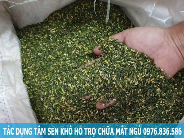 Tác dụng trà tâm sen khô