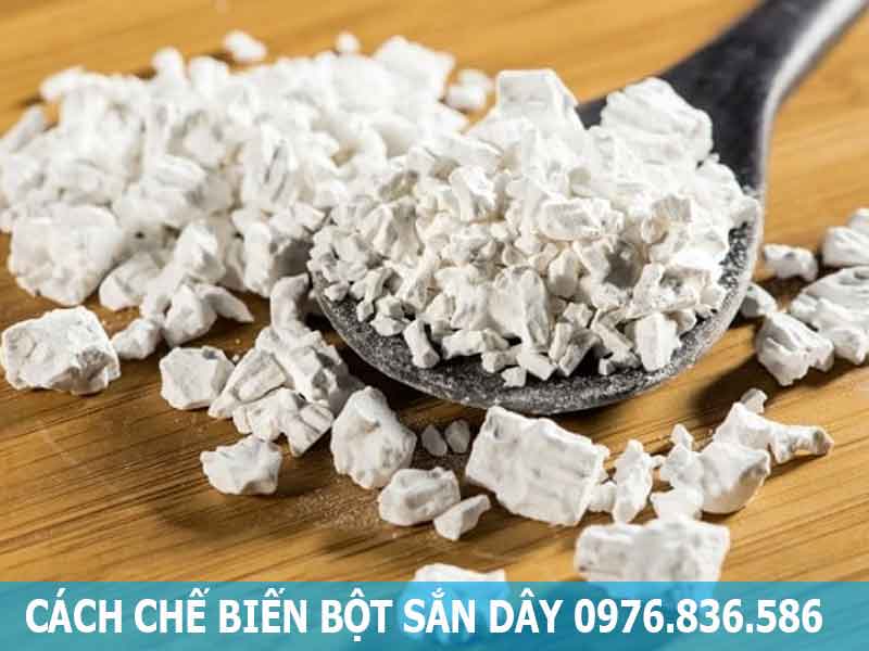 chế biến bột sắn dây