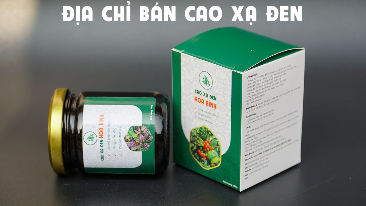 địa chỉ bán cao xạ đen