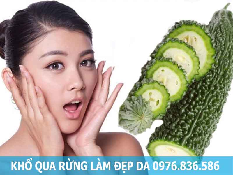 khổ qua rừng giúp làm đẹp da