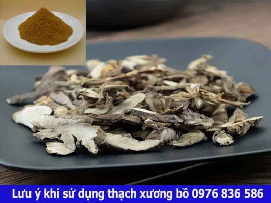 Những lư ý khi sử dụng thạch xương bồ