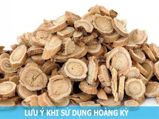 lưu ý khi sử dụng hoàng kỳ