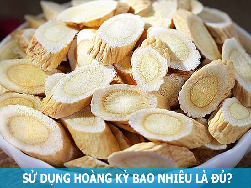 sử dụng hoàng kỳ bao nhiêu là đủ